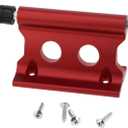 X AUTOHAUX Universal Quick Release Bike Fork Mount Rack for 0.26 Inch (6.5mm) / 0.79 Inch (20mm) Thru Axle with Aluminum Alloy Anti-Corrosion (Red)