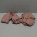 Ash Rose Pinch Pleated Linen Curtains 96 Inch Length 2 Panels for Living Room Bedroom Semi Sheer Window Curtain Boho Neutral Back Tab Pinch Pleat Drape with Hooks 40x96