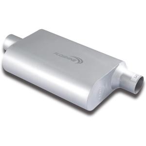 Universal Mufflers Dual Chamber 2.25" offset inlet (ID) 2.25" center outlet (ID) Performance Automotive Muffler Exhaust FH42441