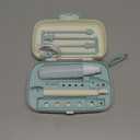 Momcozy Bottle Brush Set - Baby Bottle Cleaner Kit with Silicone Brush, Nipple Brush, Straw Brush, Soap Dispenser, Drying Rack - 7 in 1 Bottle Cleaning Tool for Home and Travel, Green