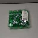 4E's Novelty St Patricks Day Shot Glasses Bead Necklaces, Pack of 12  Green Irish Gifts Party Favors Supplies, St Patricks Day Accessories for Adults (Transparent Green With Shamrock)