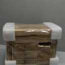 Jewelry Box Organizer, Solid Wood Jewelry Boxes for Women for Storage & Display Necklace Ring Earring Bracelet, Rustic Style Jewelry Organizer Box for Women Gifts (Carbonized Brown)