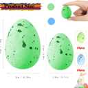 128 Pcs Foam Easter Egg Decoration 2.5-3cm DIY Fake Eggs Artificial Foam Bird Eggs Garden Bird Nest Decor Easter Party Decorations Home Decor (Blue and Green)
