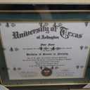 GMFrames 11x14 Wood Diploma Frame with Green Mat or Display 14x17 Certificates without Mat,UV Protection Acrylic,Rustic Black Finish with Gold Trim