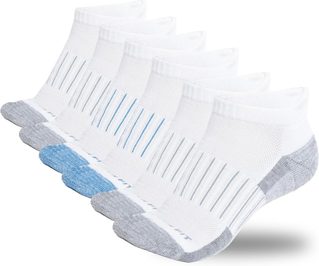 Copper Fit Ankle Length Sport Socks (Small-Medium, White)