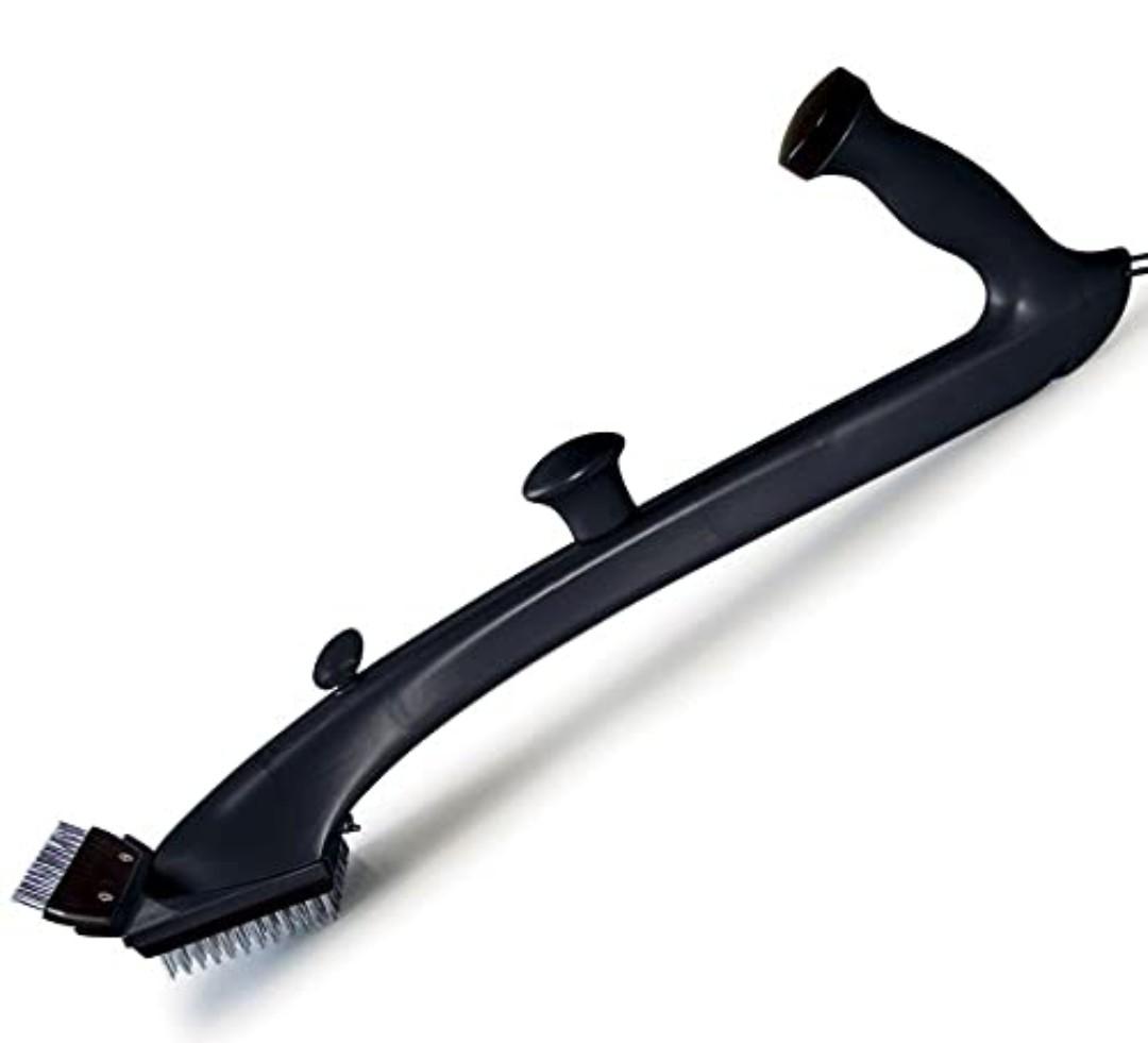 Grill Daddy Pro Made in USA - Ultimate Grill Brush for Outdoor BBQs & Grilling Accessories, Steam Cleaning Power, 22" Handle