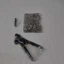 Grommet Tool Kit, 3/8 inch Handheld Eyelet Kit Manual Grommet Press Machine with 500 pcs 10 mm Grommets