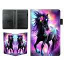 Cosmic Horse Server Books for Waitress, Zipper Pocket | Durable PU Leather Waiter Book Organizer with Pen Holder, Cash Pocket and Order Pad Holder, Slim Design Fits Server Aprons