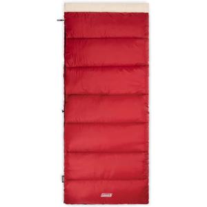 Coleman Flatlands 30F Sleeping Bag, Made from 100% Recycled Material, Big & Tall Options, Cool-Weather Sleeping Bag for Camping, Sleepovers, Guests & More