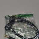 15 inch RV Propane Tank Hose Replacement,QCCI to 1/4'' Inverted Male Flare Propane Pigtail for RV Propane Regulator 2 Tank Hoses, RV Propane Hoses, Gas Dual Propane Tank Connection Kit (Black)