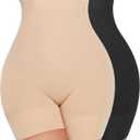 YADIFEN Tummy Control Shapewear Shorts Women Thigh Slimmer High Waisted Shapewear Women Girdles Shorts Shapewear Under Dress,3XL
