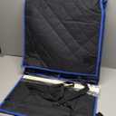 Back Seat Extender for Dogs (Black-Square mesh)