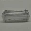 Orimade Shower Caddy Basket Shelf with 5 Hooks Adhesive Organizer Storage Rack Rustproof Wall Mounted Stainless Steel No Drilling for Bathroom, Toilet, Kitchen - 2 Pack (Silver)