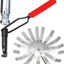 Valve Lash Adjustment Tool for 10mm Jam Nut,with Angled Feeler Gauge, Slotted Valve Adjusting Stud, Compatible with Honda,Toyota,Nissan and Other Japanese Car Engines