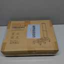 Folding Hand Truck 500lbs, Portable Heavy Duty Dolly Cart, 6 Wheels Collapsible Luggage Cart with 2 Elastic Ropes - Compact Trolley Cart for Easy Moving - Ideal Hand Cart for Travel and More (17, Black)