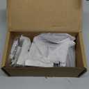 Hiuqixe Matte Black Towel Hooks 4 Pack, SUS304 Stainless Steel Bathroom Robe Hook, Heavy Duty Modern Square Coat Holder, Rustproof, Anti-Rotation & Secure L-Shape Design