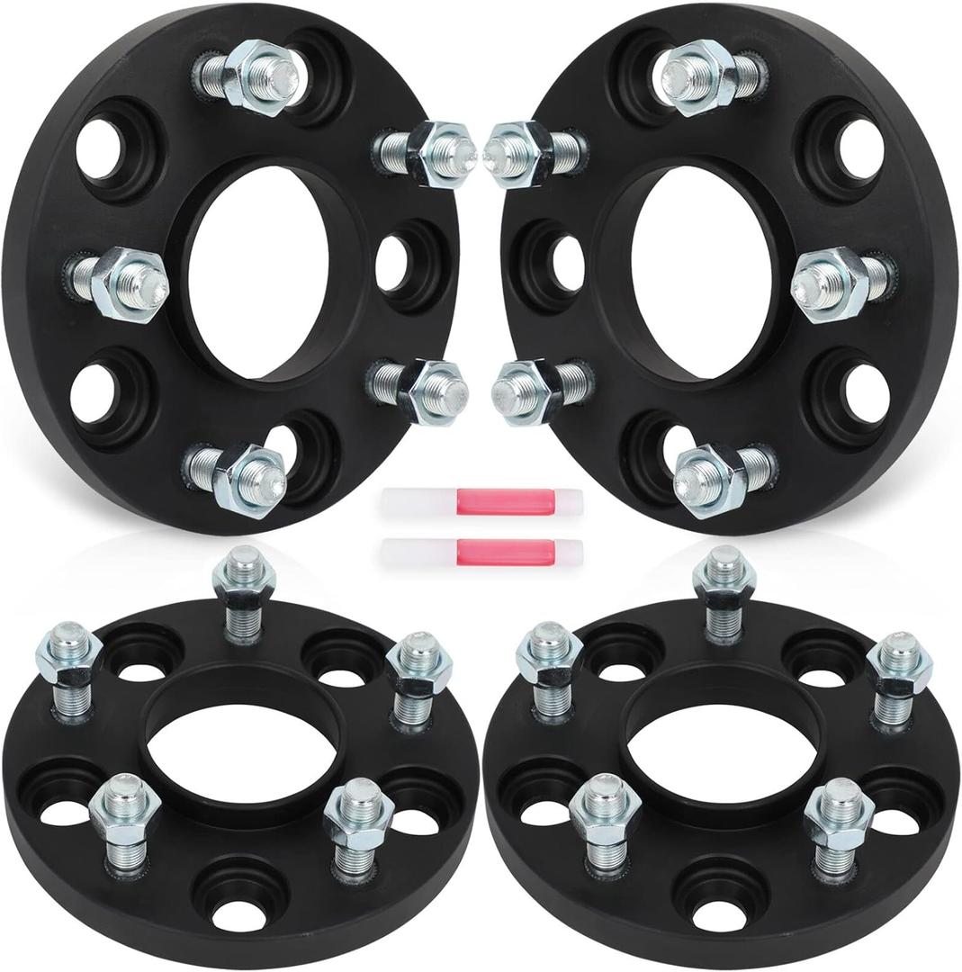 4Pcs Wheel Spacers  6WSA0850 1"-6x4.5-12x1.25-66.1HC
