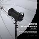 NEEWER 71"/180cm Parabolic Reflective Umbrella Photography with White Inner, Soft Lighting with Diffuser Cover, Bag, Quick Fold for Camera Photo Studio Video Light Shooting Monolight Flash, NS4U