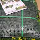 TTTM Artificial Greenery Hedge Panel, Grass Wall Decor: 20"x20" 12 Pcs