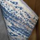 SIILOOM Navy Blue Gray Neutral Multi 8x10 Modern Abstract Area Rug for Bedroom, Large Super Soft Washable Rug with Non-Slip, Non-Shedding Rugs for Living Room, Indoor Door Mat for Office Home Décor