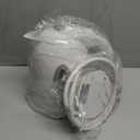 OVENTE Electric Kettle, 1.7L Fast Boiling Water Heater for Coffee or Tea, BPA Free with Water Level Gauge, Auto Shut-Off, Boil-Dry Protection, Indicator Light and Removable Filter, White KP72W