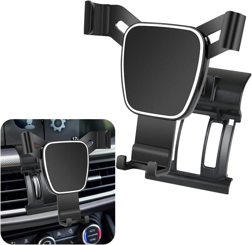 Car Phone Holder for Alfa Romeo Stelvio 2018 2019 2020 2021 2022 2023 2024 2025 Auto Accessories Navigation Bracket Interior Decoration Mobile Cell Phone Mount