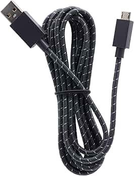 6 1/2 Extended Length Charge and sync Durable Tangle Resistant Braided Cable