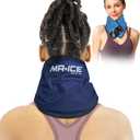 MR.ICE Neck Ice Wrap for Pain Relief, Reusable Gel Ice Pack for Neck Shoulders with Plush Backing - Neck Ice Pack Cold Compresses for Injuries, Swelling, Sprains and Cervical Surgery Recovery
