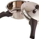 PRESTIGE PRDA3 Prestige 3L Alpha Deluxe Induction Base Stainless Steel Pressure Cooker, 3.0-Liter