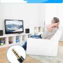 eSynic Portable Optical to 3.5mm/Aux Adapter-7 FT Long-192KHz DAC Converter-Metal Shell-Built in Amplifier Chip-Easy to Setup- from HDTV/Blu-Ray/Gaming Console to 3.5MM Audio Speaker & Headphone