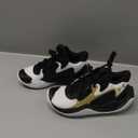 Under Armour Kids' Grade School Jet '23 Basketball Shoe (5 Big Kid, (106) White/Vivid Magenta/Metallic Gold)