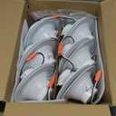 Energetic LED Can Light 5/6 Inch Dimmable, 12W=150W, Daylight 5000K, 1000LM, IC Rated & ETL Listed, LED Recessed Lighting Retrofit Downlight, Metal Baffle Trim, Wet Rated, 12 Pack