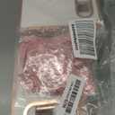 Kolldenn 24 Pcs Small Gift Bags with Bow 6.3 x 3.9 x 2.8 Inch Thank You Gift Bags Elegant Mini Paper Bag with Handles for Wedding Bridal Birthday Baby Shower Bridesmaid Party Favors(White Rose Gold)