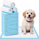 Aurora Pet Ultra-Absorbent Puppy Pee Pads  Medium 18x24 Inch, Leak-Proof & Quick-Dry Potty Training Pads (50-Pack), Durable Protection for Puppies & Dogs  Blue & White