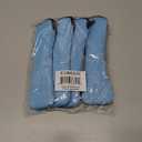 Travel Utensils Set with Case 4 Pack, Reusable Stainless Steel Portable Cutlery (Fork, Spoon, Knife, Straws & Cleaner) for Work, Dorm, Camping, Lunch Box, Compact Durable Silverware by Ecoberi (Turq)