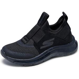 Skechers Boys Skech Fast Ice (5.5 Big Kid, Black/Black)