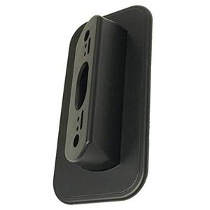 Nest Hello Wall Plate with 30 Degree Left/Right Angled Wedge Mount For Nest Door Bell, Black