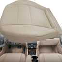 GXARTS Driver Side Bottom lower Replacement Leather Seat Cover Microfiber Leather Tan Compatible with Mercedes Benz GLK250 GLK280 GLK300 GLK350 2008-2015 Fit For Mercedes Benz C250 C300 C350 2008-2014