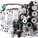 JF011E RE0F10A F1CJA CVT Transmission Valve Body(TWO PRESSURE SENSORS) with Stepper Motor Solenoid Kit Harness Compatible with 2007-2012 Dodge/2007-2010 Jeep/2007-2016 Mistubishi/2002-2015 Nissan
