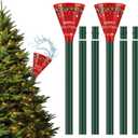 IPOOLTENG Christmas Tree Watering Funnel 3 Tube 1 Funnels 40 Inch - 3 Section Plastic Christmas Tree Funnel Waterer, Long Funnels for Watering Trees, Best Gifts for Your Parents to Water Tree