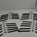 Hangers Space Saving 4pcs Drying Rack Clothing Support Foam Household Pants Hangers, Black