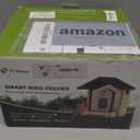 TT Nature Bird Feeder with Camera, Upgraded 1.5L Smart Birdhouse Al Identify for 10000 Plus Species, Auto Capture & Real-time Notifications, Ideal Gift for Bird Lovers (Iron Roof)