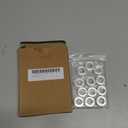 uxcell 12pcs Aluminum Spacer 12mm Bore x 20mm OD x 8mm Length Screw Bushing Plain Finish Round Metal Spacer for M12 Screws Bolts and Rods