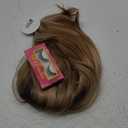 Ombre Strawberry Blonde with Blonde Highlights Short Bob Wig with Bangs for White Women Shoulder Length Layered Straight Bob Synthetic Wigs with Dark Roots Natural Looking Daily Party Wig(14 Inch)