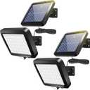 Solar Lights Outdoor with Motion Sensor, 56 LEDs Ultra Bright IP65 Waterproof Separable Solar Porch Light, Solar Security Light for Patio Yard Deck Garage Driveway Porch Fence (2 Pack)