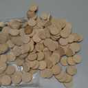 1 Inch Natural Wood Slices Unfinished Round Wood Coins for Arts & Crafts Projects, Board Game Pieces, Ornaments, 200 per Pack.