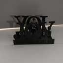 Nuogo Christmas Napkin Holder for Tables Joy Nativity Black Metal Cocktail Napkin Holder Vintage Tissue Paper Dispenser for Storage Farmhouse Restaurant Kitchen Party