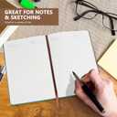 Christian Notebook Gifts for Women Men,Religious Bible Verse Notebook,Faith Prayer Journal for Women Christian Easter Gifts School Supplies (A4 Cross Light Blue)