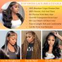 MCLOUD 30 Inch Body Wave Lace Front Wigs Human Hair 13x6 HD Lace Frontal Wigs Human Hair Pre Plucked 200 Density Natural Color Glueless Wig for Women