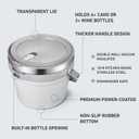 COKTIK 7L Insulated Ice Bucket with LidDouble Wall Vacuum Stainless Steel Beverage Bucket Keeps Frozen LongerHolds 6 Longnecks or 3 Bottles of Winefor hot food, Large Parties(No Accessories, White)